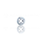 BIO Glass Stiletto Cross Top Medium Size Glass Tips 10mm - 66 Count