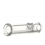 BIO Glass Stiletto Cross Top Small Size Glass Tips 8mm - 100 Units