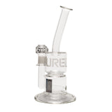 Pure Glass 12" 25mm-70mm Torpedo Clear 3D Etch