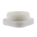 9ml Square Glass Jar White - 250 Ct