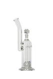 Pure Glass Solaris Bubbler - 14" 75mm Solaris Perc (Ball in a Ball) Trumpet