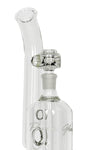 Pure Glass Solaris Bubbler - 14" 75mm Solaris Perc (Ball in a Ball) Trumpet