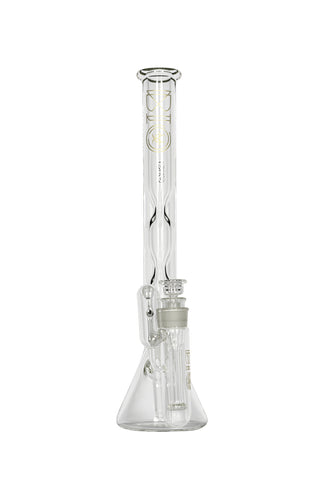 22" 50mm x 9mm Bio Double Hourglass Gold Decal Waterpipe