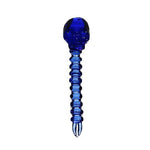 buy wholesale Smoke Shop and Coffee shop supplies in Europe Glass Skull Dabber - Blue