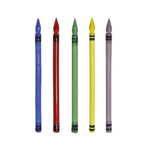 buy wholesale Smoke Shop and Coffee shop supplies in Europe Crayon Dabber 4" Assorted Colors - 5 Units