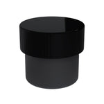 Matte Black Shoulderless Glass Vial 7ml With Black Cap - 144 Units