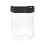 Glass Jar 4oz Black Cap - 120 Units