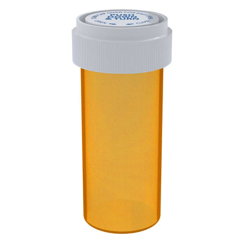 Amber Reversible Cap Vial 16 Dram - 230 Units/box 