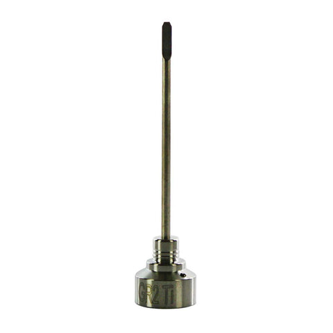Titanium Carb Cap w/ Flat Dabber - Universal 